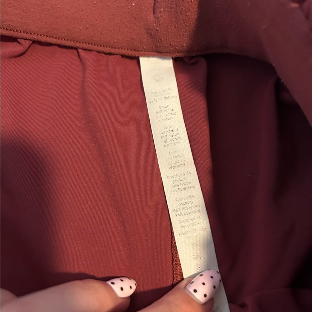 Lululemon stretch high rise jogger 7/8 length Mulled Wine size 8 - Picture 4 of 7